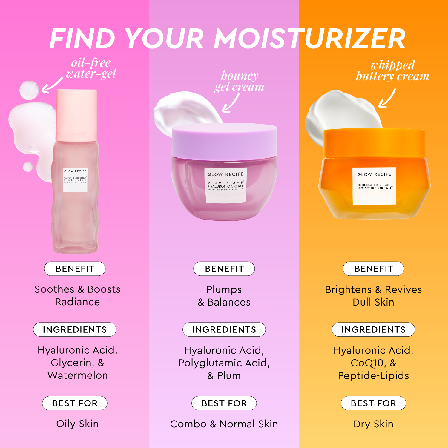 LIMITED EDITION PRIDE WATERMELON GLOW PINK JUICE MOISTURIZER REFILLABLE  (GEL HIDRATANTE)